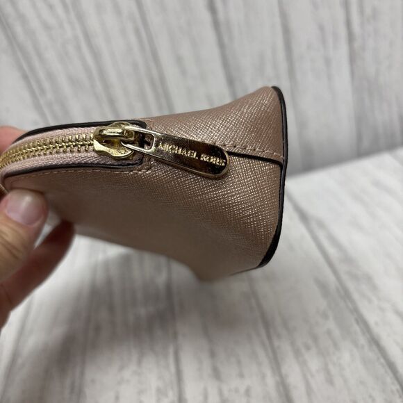 Womens Michael Kors Alex Small Travel Pouch Pink Glitter - Picture 3 of 11